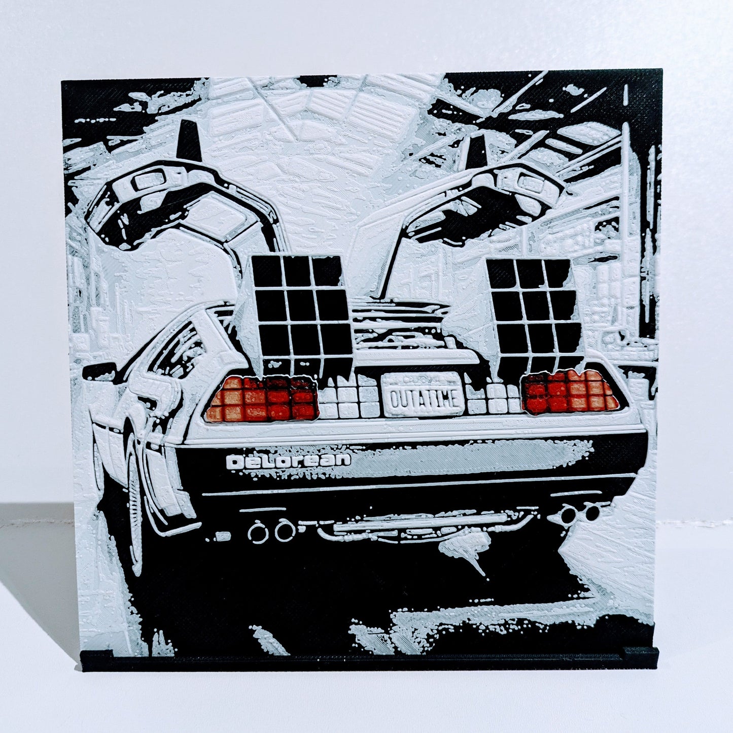 Ritratto 3D - Delorean di Ritorno al Futuro