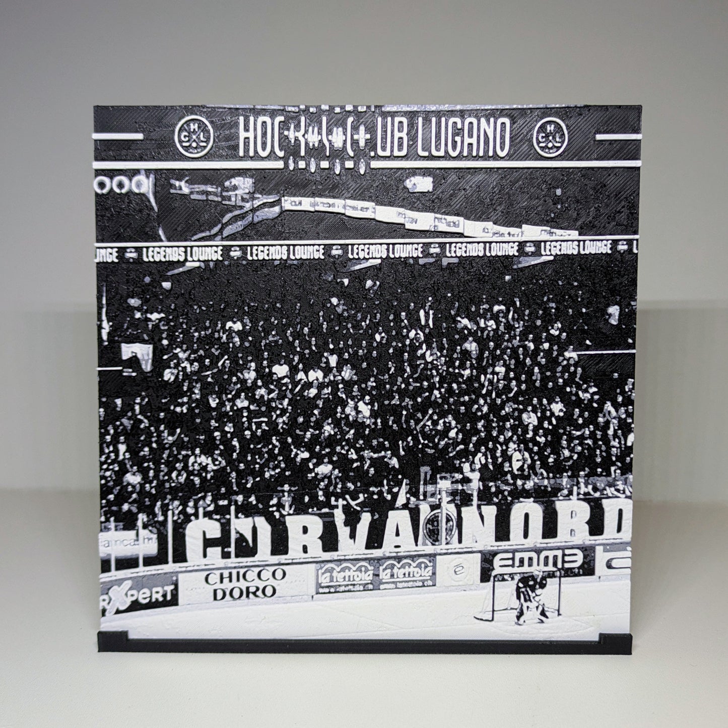 Ritratto 3D - Hockey Club Lugano Curva nord