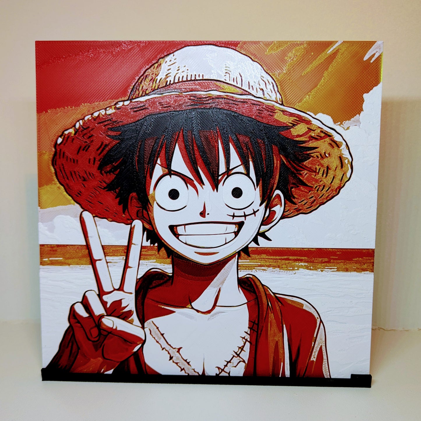 Ritratto 3D - OnePiece Monkey D. Luffy