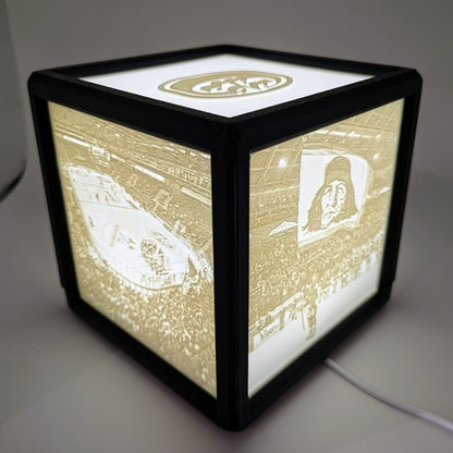 3D lithophane lamp - Hockey HC Ambrì-Piotta