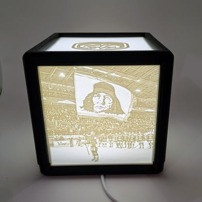 3D lithophane lamp - Hockey HC Ambrì-Piotta